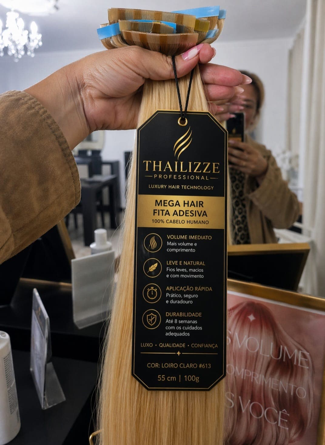 Embalagens Mega Hair da Thailizze Professional